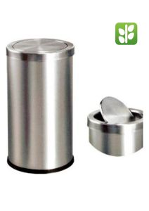 Thùng Rác Inox Tròn Cao Cấp 380MM