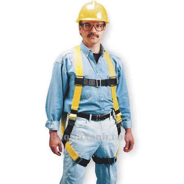 Dây Đai An Toàn Toàn Thân HONEYWELL Màu Vàng nhìn tổng thể