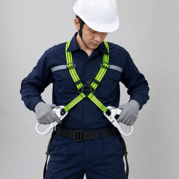 Dây Bán Thân 2 Khóa Móc Nhôm Kujie K131-52(11-0039) Bền Bỉ Chịu Lực Tốt