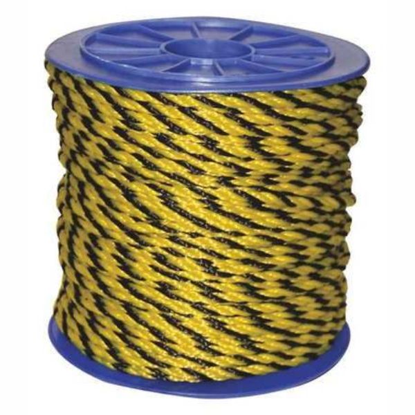 Dây Thoát Hiểm PP Tiger Vàng Đen 16mm (200m/20kg/Roll) Usafety Mỹ Tiêu Chuẩn CE An Toàn