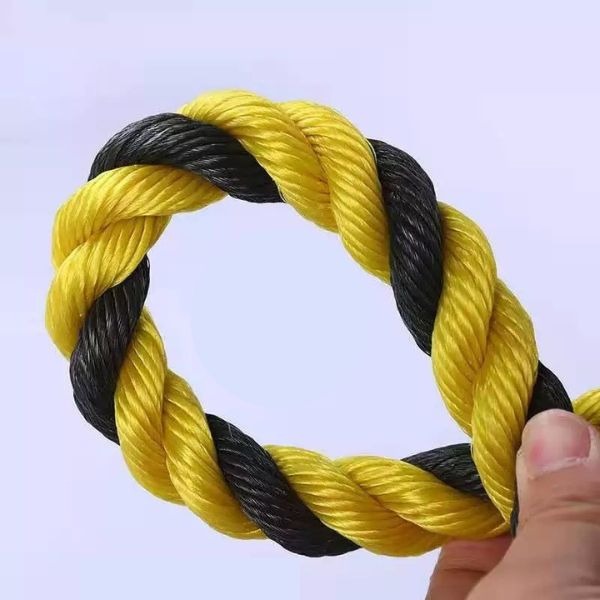 Dây Thoát Hiểm PP Tiger Vàng Đen 16mm (200m/20kg/Roll) Usafety Mỹ Tiêu Chuẩn CE Chống Cháy