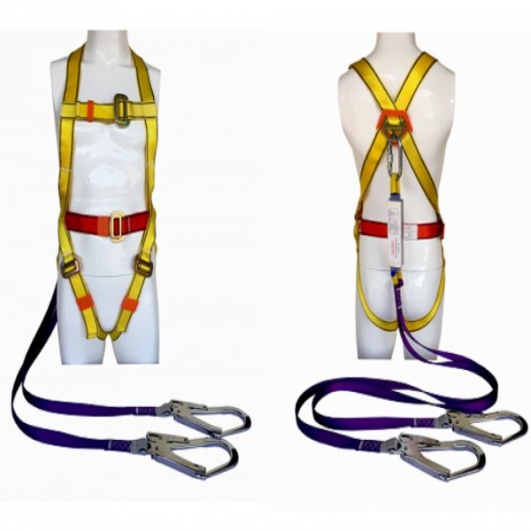 Dây Toàn Thân 2 Khóa Dây Rich Giảm Sóc Toàn Tâm Tiêu Chuẩn CE (SX Tại VN) Thường Loại 2 Chống Ngã Chính Hãng