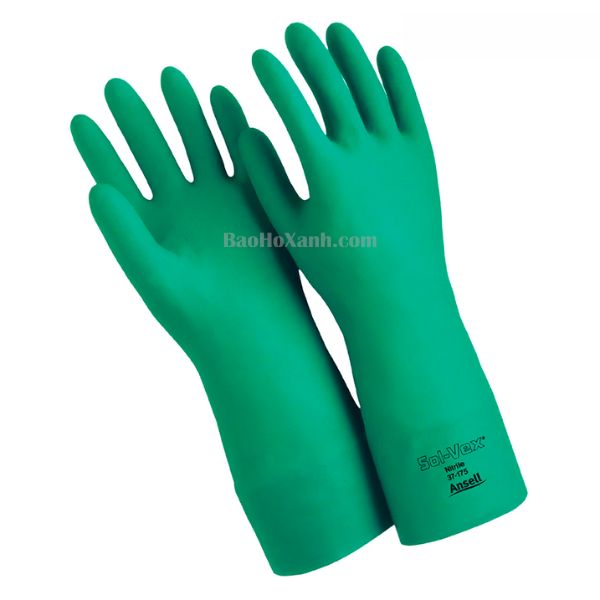 Găng Tay Bảo Hộ Cơ Khí Phủ Nhựa Nitril góc chụp thứ 1