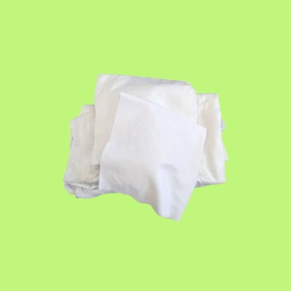Giẻ Lau Cotton Màu Trắng Loại Nhỏ