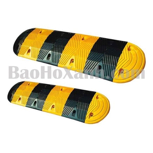 Gờ Giảm Tốc A Cao Su Đen Vàng Mới