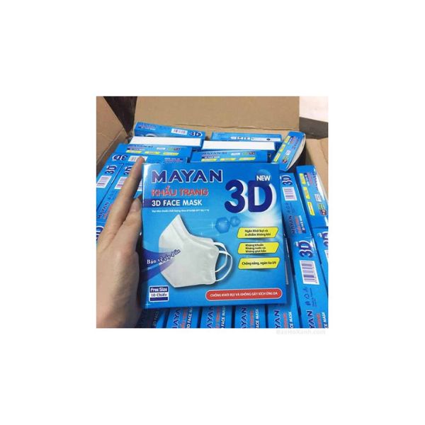 Hộp Khẩu Trang Trẻ Em Mayan 3D Mask Đạt Chuẩn