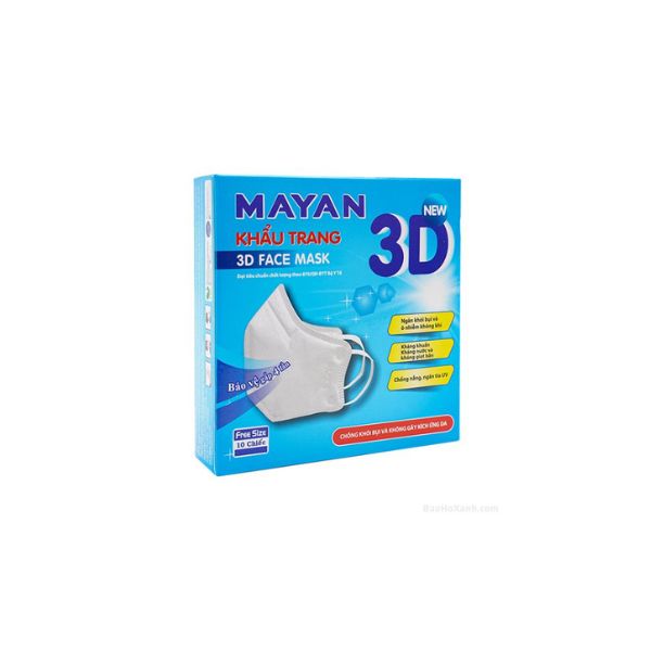 Hộp Khẩu Trang Trẻ Em Mayan 3D Mask Dễ Thở