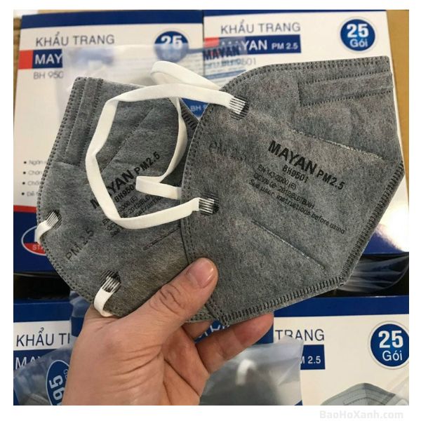 Khẩu Trang Hoạt Tính Mayan Bảo Hộ Hô Hấp PM2.5 BH9501 Đặc Biệt Được Thiết Kế Để Chống Lại Bụi Mịn PM2.5, Đảm Bảo Sức Khỏe Của Người Dùng Luôn Được Bảo Vệ Và Duy Trì Trong Tình Trạng Tốt Nhất.