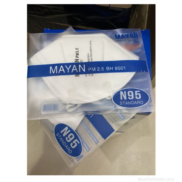 Khẩu Trang Mayan PM2.5 BH9501 Là Một Sản Phẩm Chất Lượng Cao, Thiết Kế Đặc Biệt Để Đáp Ứng Nhu Cầu Bảo Vệ Hô Hấp Của Người Dùng Trong Môi Trường Có Nhiều Bụi Và Các Tác Nhân Gây Hại.