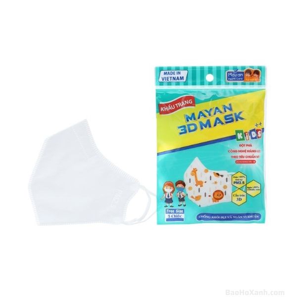 Khẩu Trang Mayan Trẻ Em 3D Mask Bảo Hộ Hô Hấp
