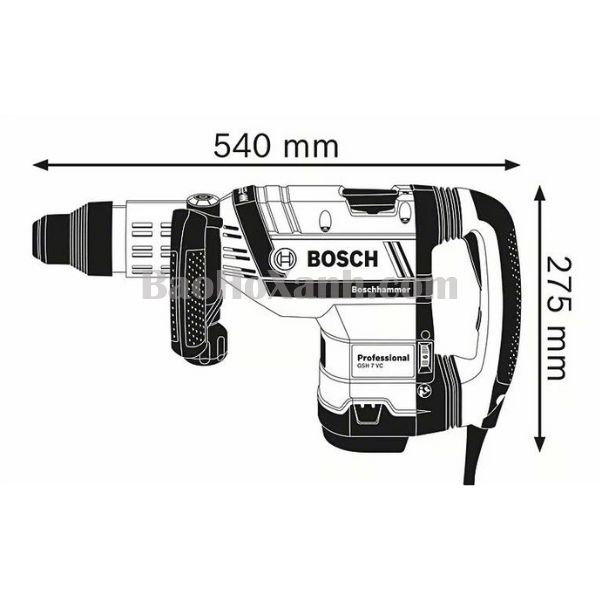 Máy Khoan Búa Đục Phá Bê Tông Bosch Đẹp