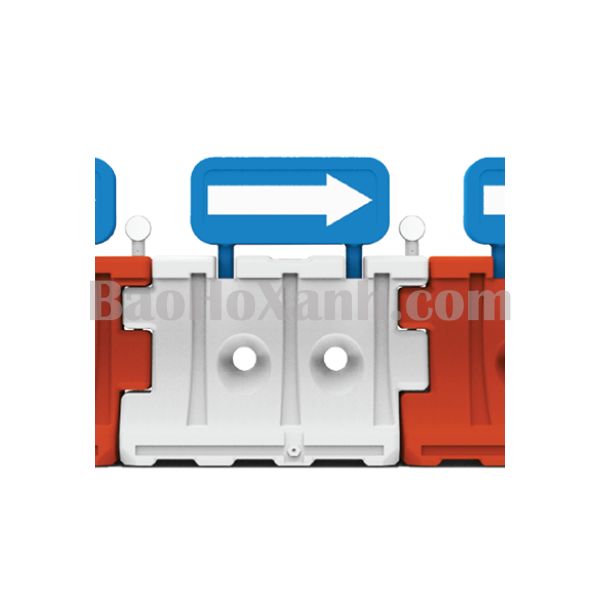 Rào Phân Làn Đổ Nước Mũi Tên Xanh