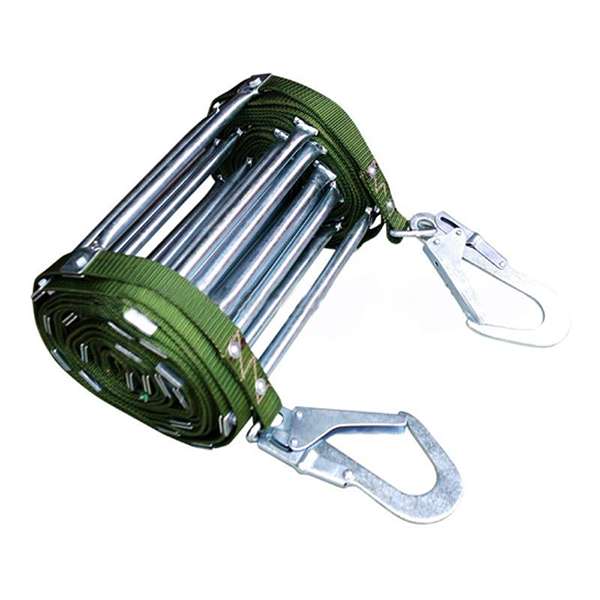 Thang Dây Thoát Hiểm Ống Trắng TH56M 25 Mét Gấp Gọn