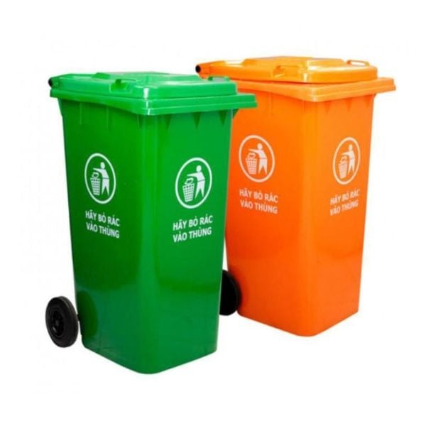 Thùng Rác 120L Cao Cấp Đặt Khu Dân Cư