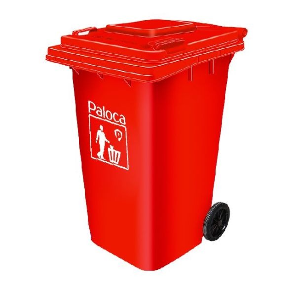 Thùng Rác 240l Công Nghiệp Ngoài Trời Có Bánh Xe