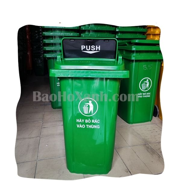Thùng Rác 240L Nhựa Nắp Hở