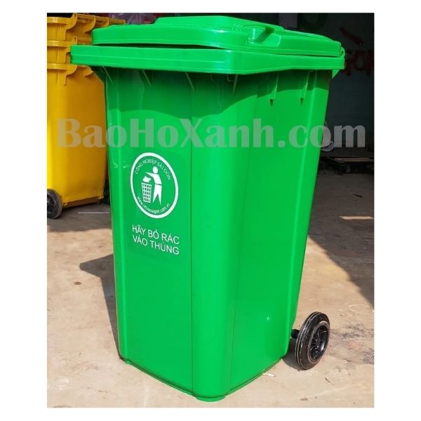 Thùng Rác 240L Xanh Lá MKC.02