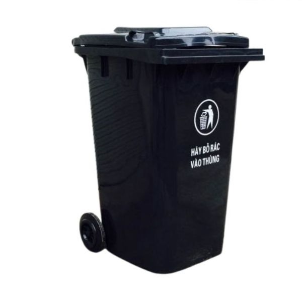 Thùng Rác 60L Có Nắp Đậy Kín Ngoài Trời