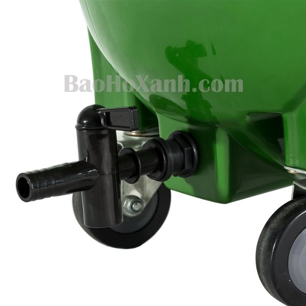 Thùng Rác Có Vòi 120L Bằng Nhựa