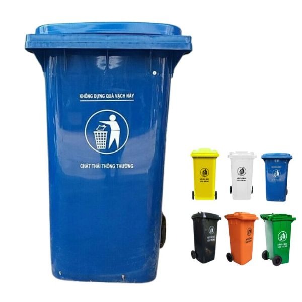 Thùng Rác Công Cộng Tiện Lợi Nhiều Màu