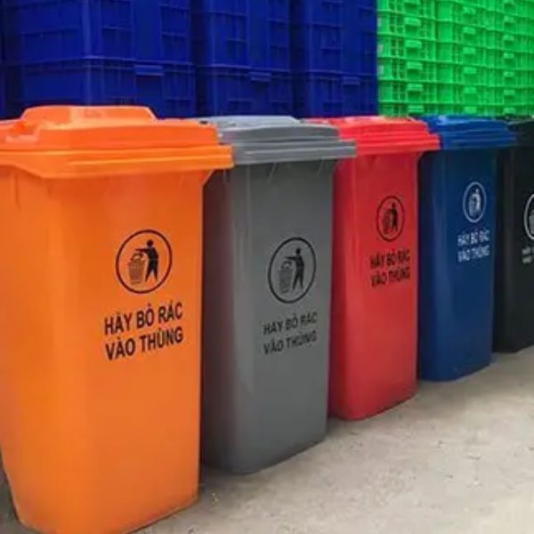 Thùng Rác Công Nghiệp 120L Đa Dạng