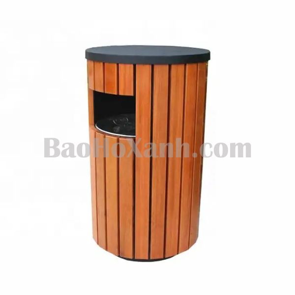 Thùng Rác Gỗ Tròn Giá Tốt