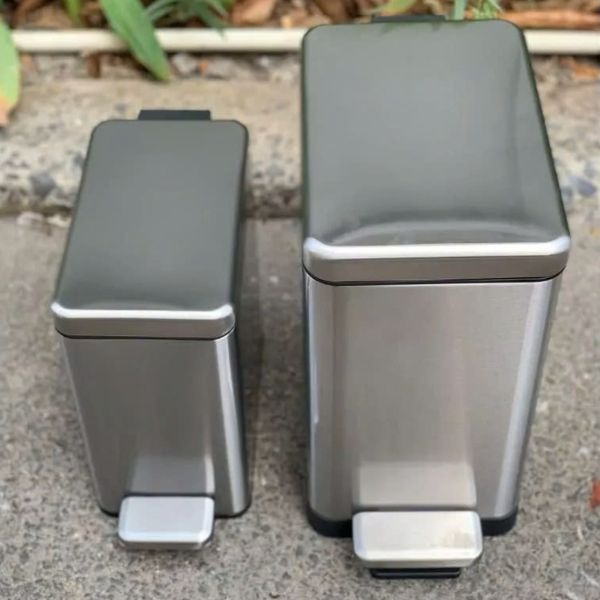 Thùng Rác Inox Đạp Chân 10L An Toàn