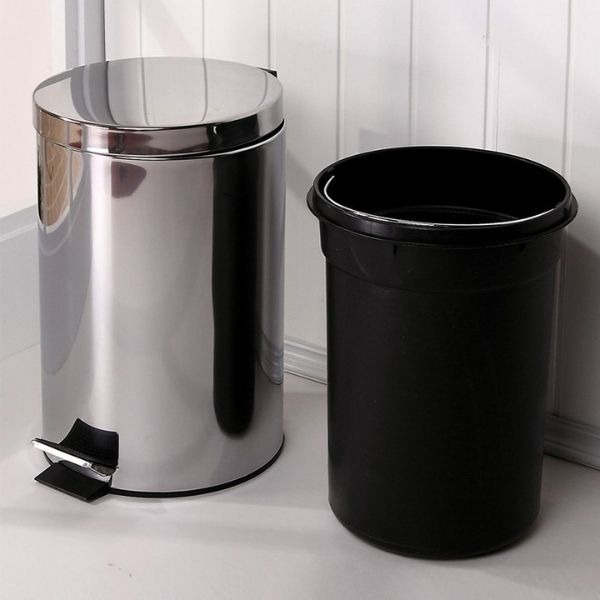 Thùng Rác Inox Tròn 20L Đạt Chuẩn