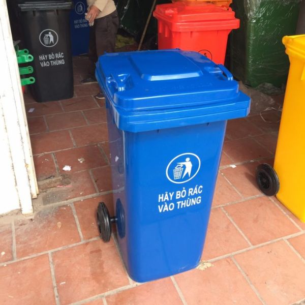 Thùng Rác Nhựa 120L Đạt Chuẩn