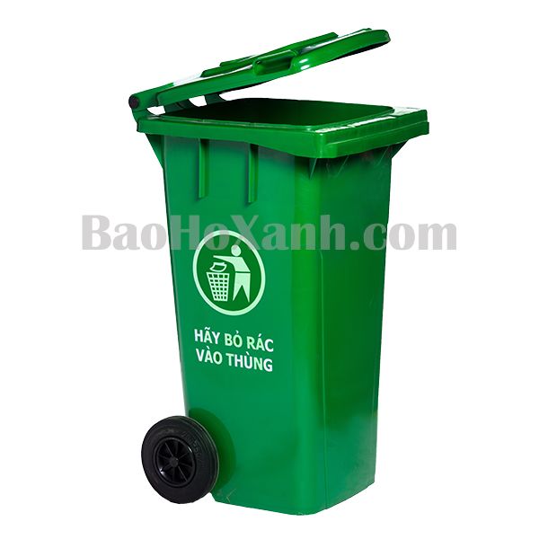 Thùng Rác Nhựa HDPE 120 Lít nhìn tổng thể