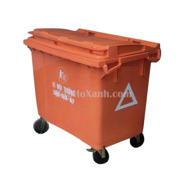 Xe Thu Gom Màu Cam