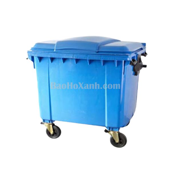 Xe Thu Gom Màu Xanh Dương